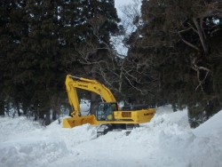 立山黒部アルペンルートの積雪調査